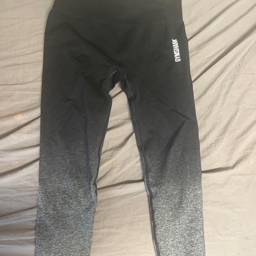 Gymshark Adapt Ombre Black Leggings Size Small New